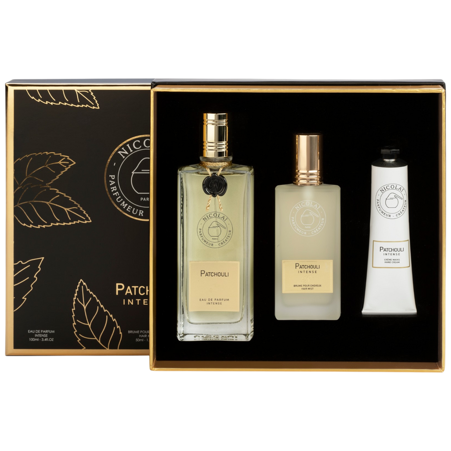 Patchouli Intense 100 ML + Hair Mist 50 ML + Hand Cream 30 ML