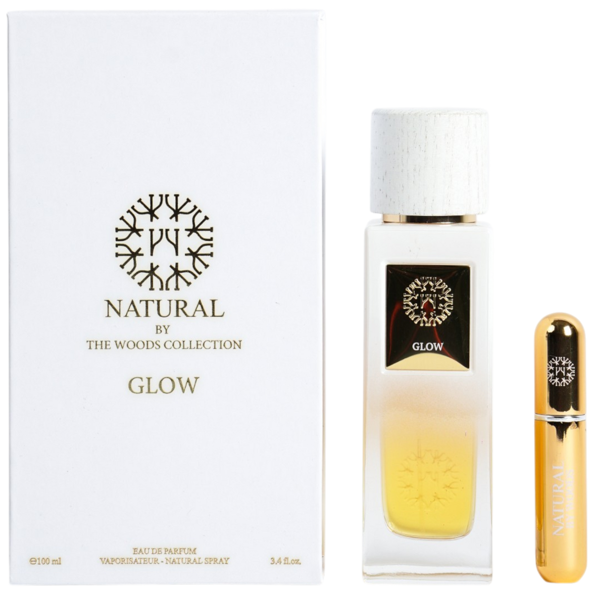 Natural By Woods Glow 100 + 5 ML ATOMIZER EDP