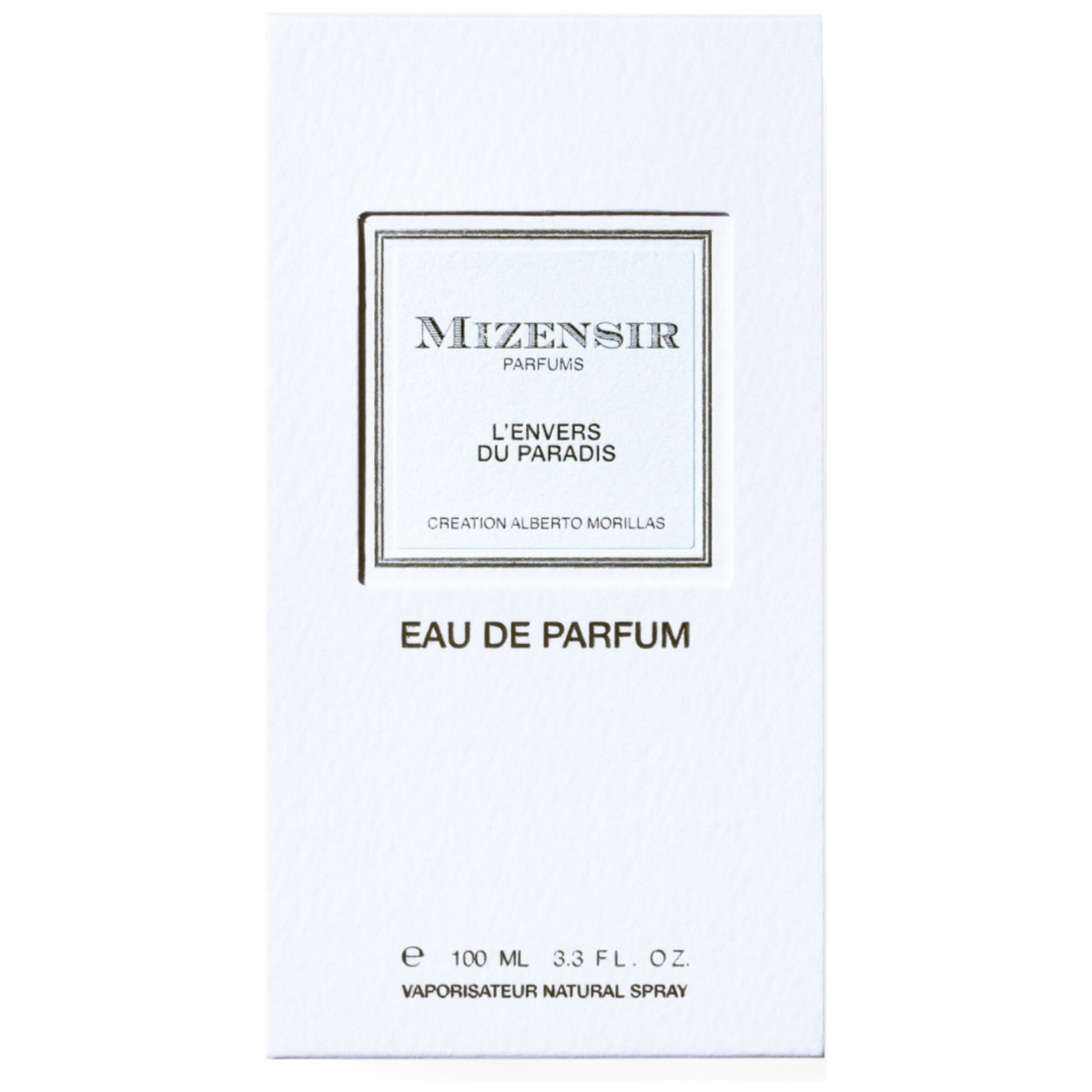 Mizensir L'envers Du Paradis Spray EDP Box Packaging 100ML