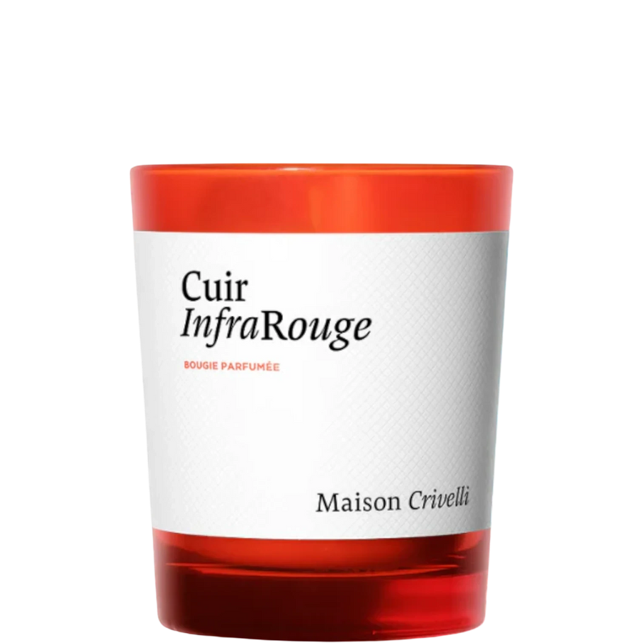 Maison Crivelli Candle Cuir Infrarouge 190g — unisex niche luxury home fragrance at Elixir Perfumes | Niche Perfumes & Luxury Fragrances