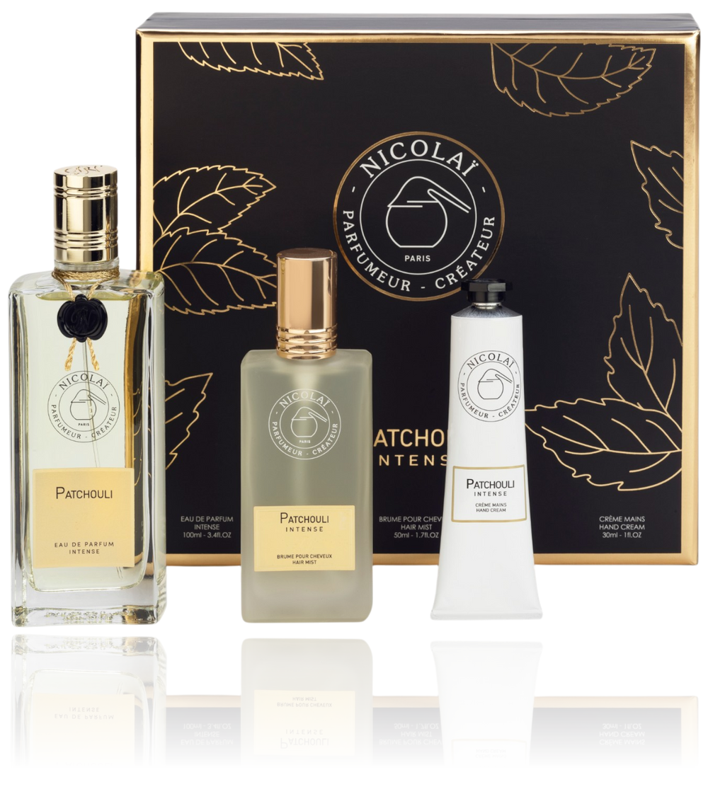 Patchouli Intense 100 ML + Hair Mist 50 ML + Hand Cream 30 ML