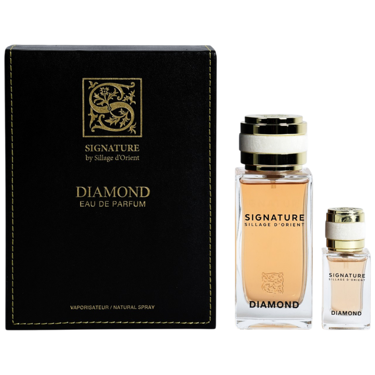 Signature Diamond Funnel Perfume Box Packaging 100ML
