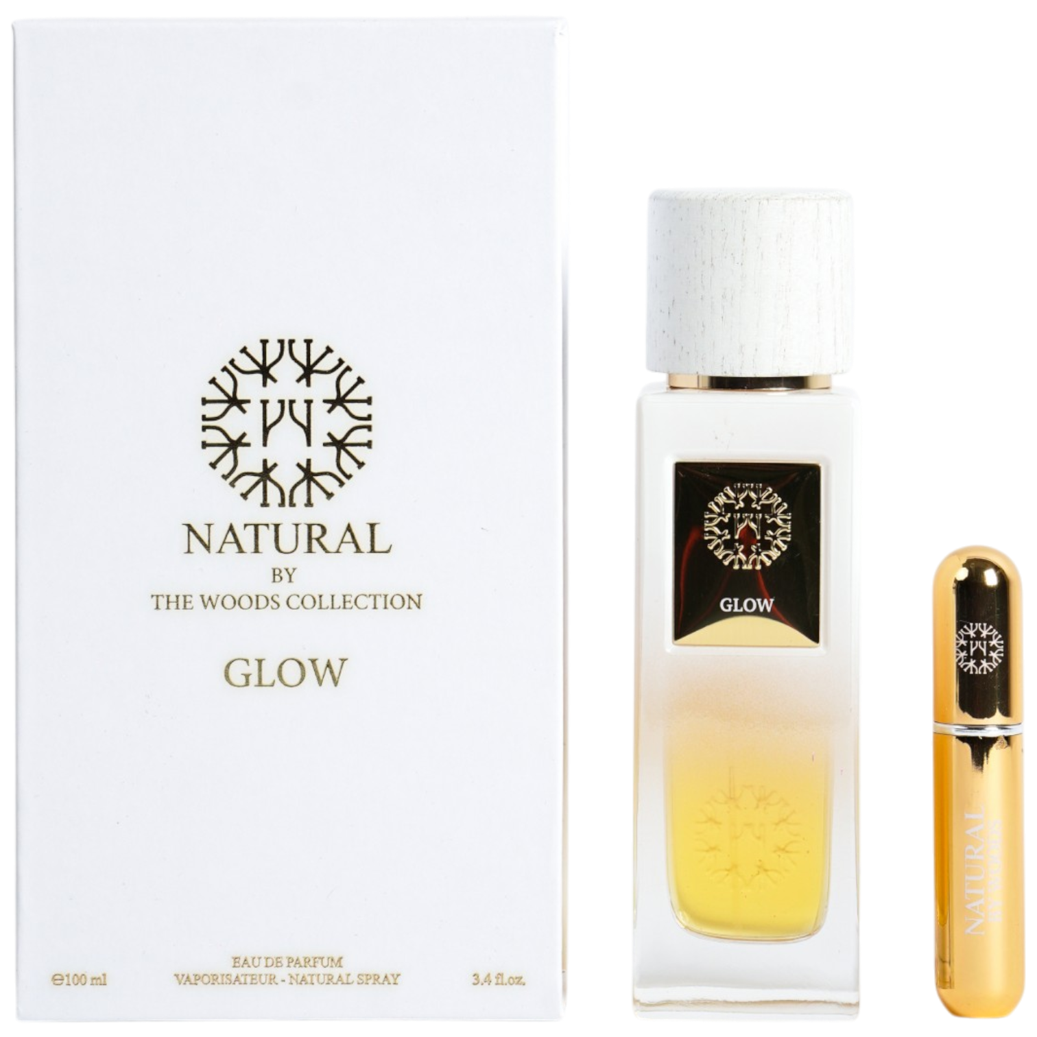 Natural By Woods Glow 100 + 5 ML ATOMIZER EDP