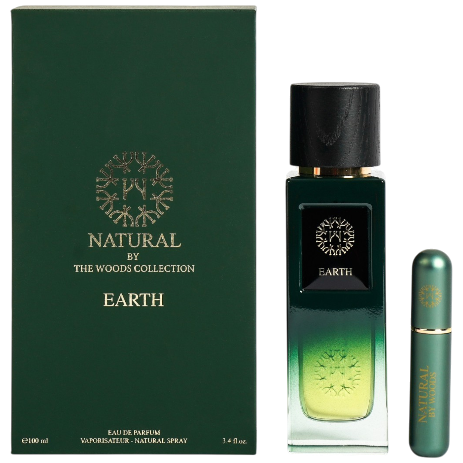 Natural By Woods Earth 100 ML + 5 ML ATOMIZER EDP