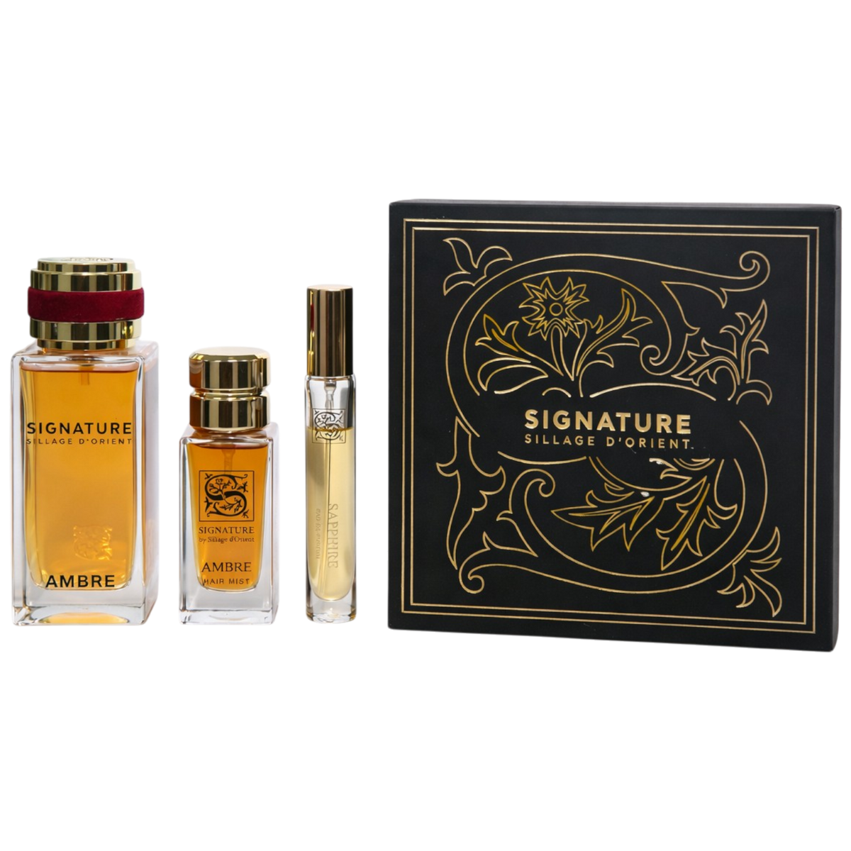 Signature Amber Set 100ML Edp+30ml Hm+10ml EDP