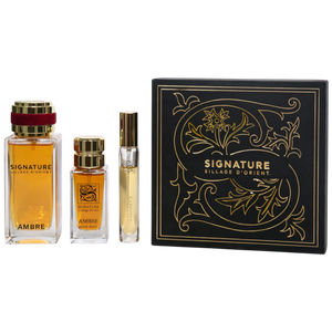 Amber Set 100ML Edp+30ml Hm+10ml EDP- Signature
