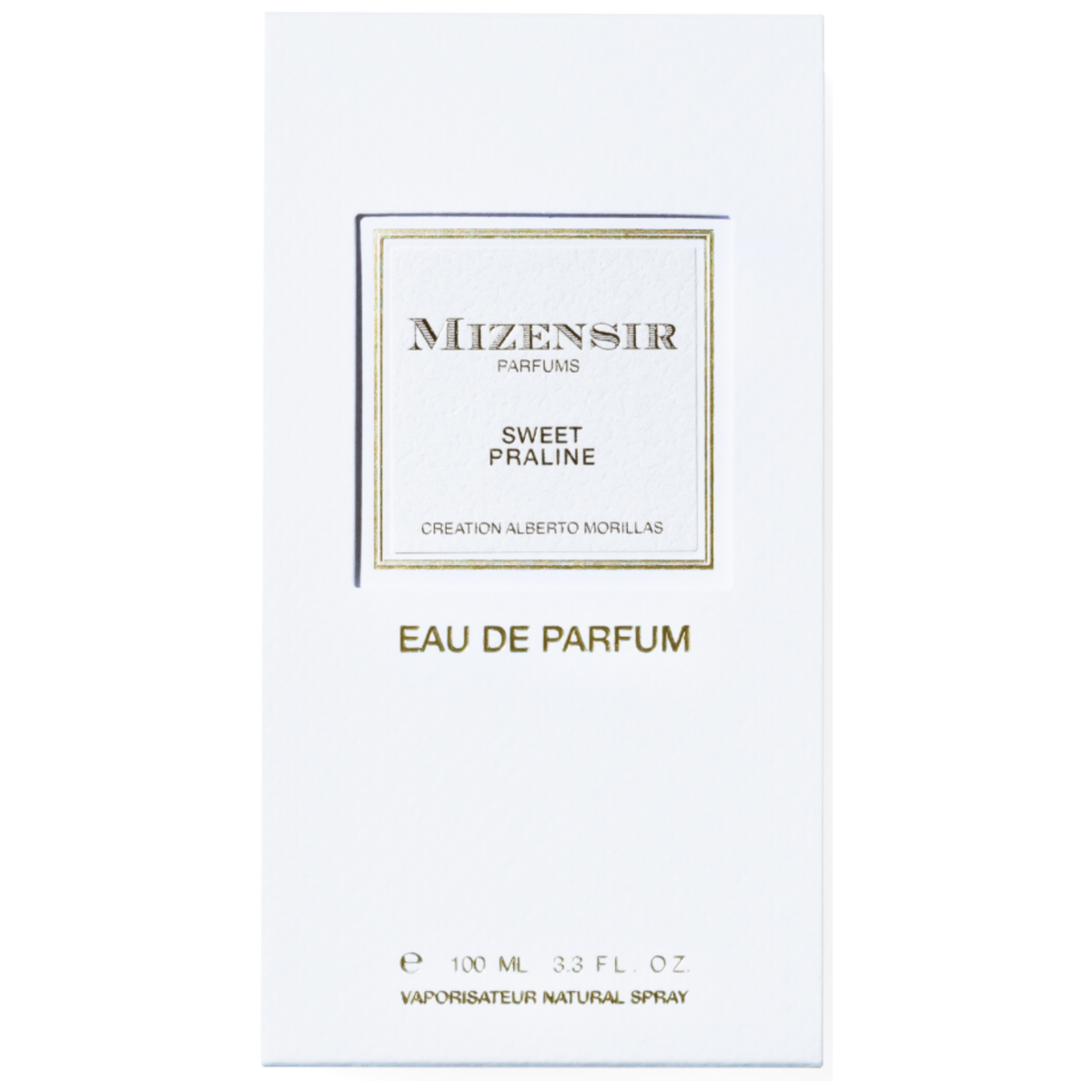 Mizensir Sweet Praline Spray EDP Box Packaging 100ML