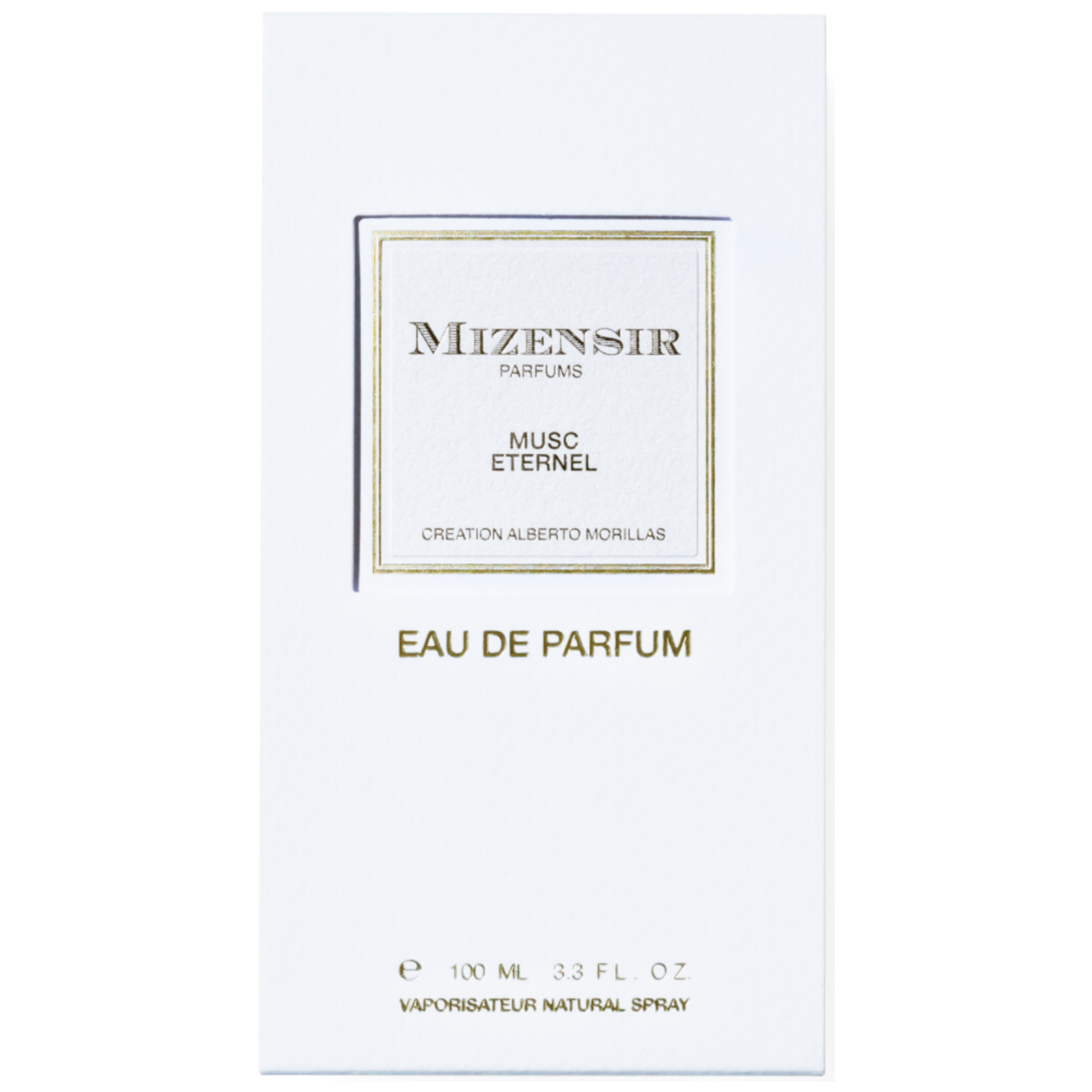 Mizensir Musc Eternel Spray EDP Box Packaging 100ML