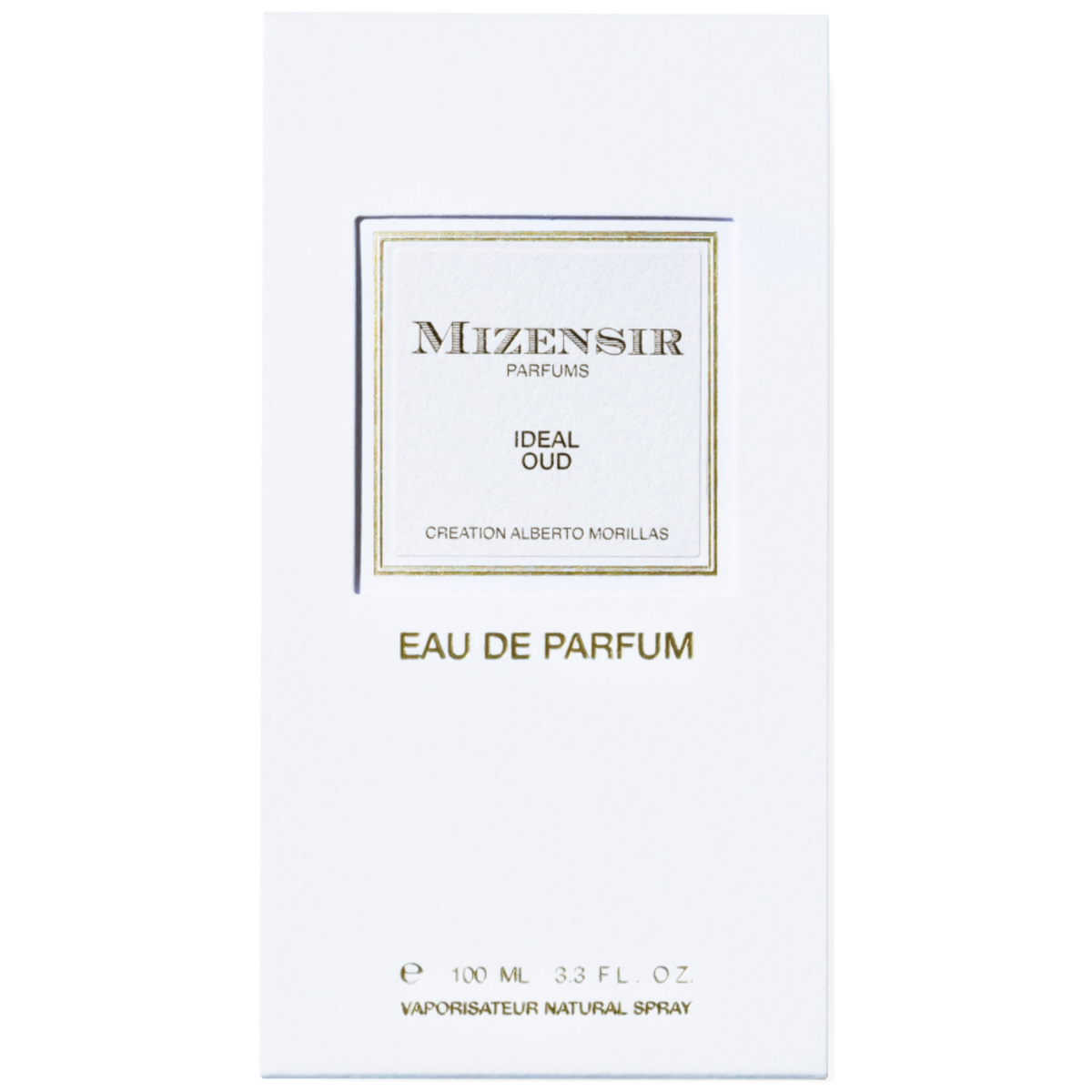 Mizensir Ideal Oud Spray EDP Box Packaging 100ML