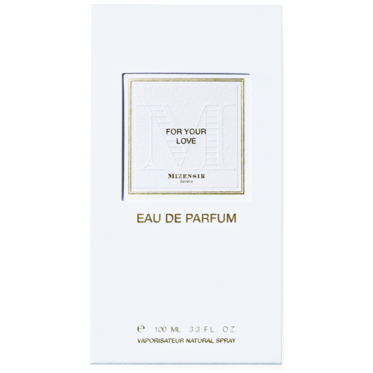 Mizensir For Your Love Spray EDP Box Packaging 100ML