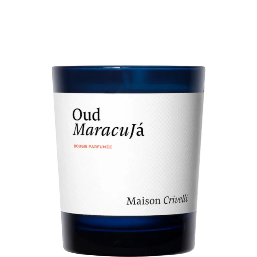 Maison Crivelli Candle Oud Maracujá 190g — unisex niche luxury home fragrance at Elixir Perfumes | Niche Perfumes & Luxury Fragrances