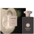 Amouage Opus XIII Silver Oud woody amber fragrance bottle with a matte dark brown finish and elegant beige cap.