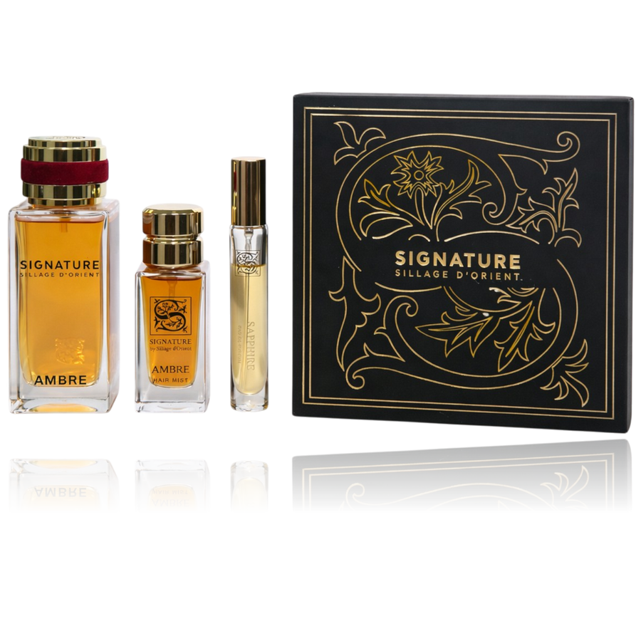 Signature Amber Set 100ML Edp+30ml Hm+10ml EDP